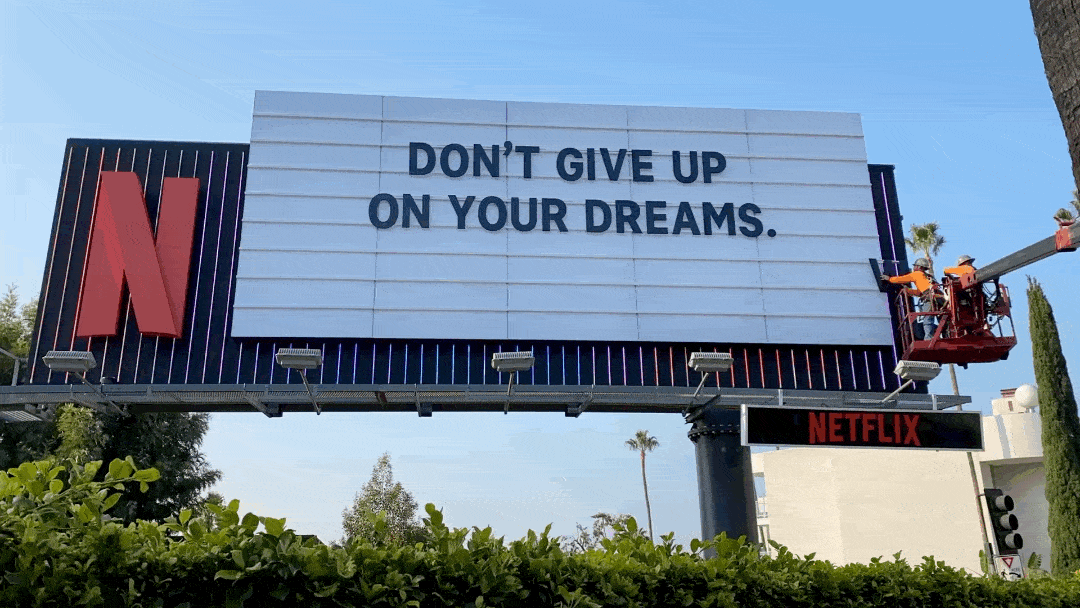 Netflix Marquee timelapse